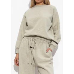 Sweatshirts<Fear Of God Sweatshirt med en kort stående krave Grå