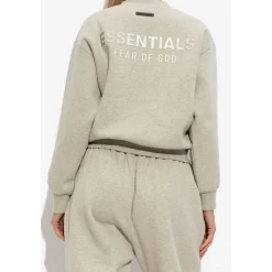 Sweatshirts<Fear Of God Sweatshirt med en kort stående krave Grå