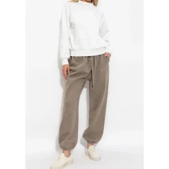 Sweatshirts^Fear Of God Sweatshirt med en kort stående krave Hvid
