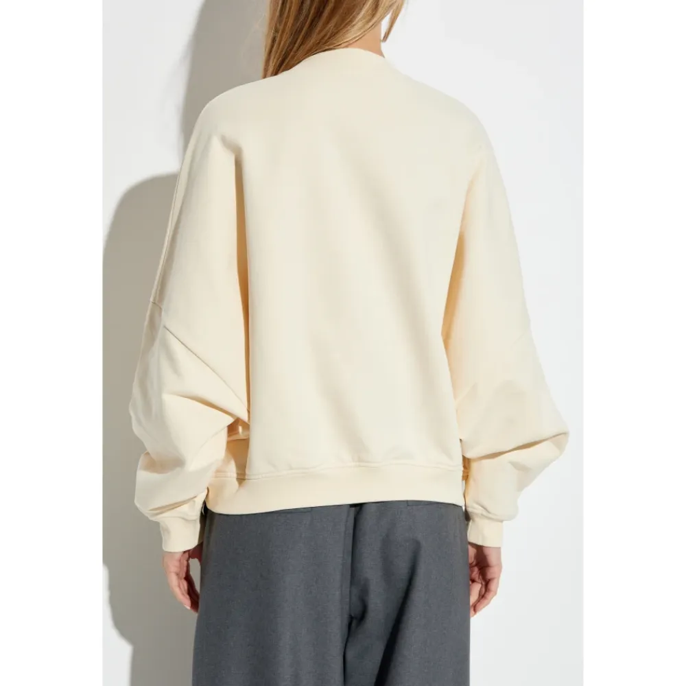 Sweatshirts^Marni Sweatshirt med logo Beige