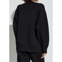 Sweatshirts|Striktrøjer & Sweatere^Anine Bing Sweatshirt med logo Sort