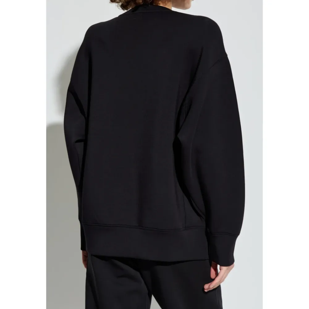 Sweatshirts|Striktrøjer & Sweatere^Anine Bing Sweatshirt med logo Sort