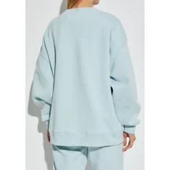 Sweatshirts<ROTATE Birger Christensen Sweatshirt med logo Blå