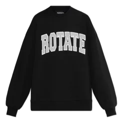Sweatshirts|Striktrøjer & Sweatere<ROTATE Birger Christensen Sweatshirt med logo Sort