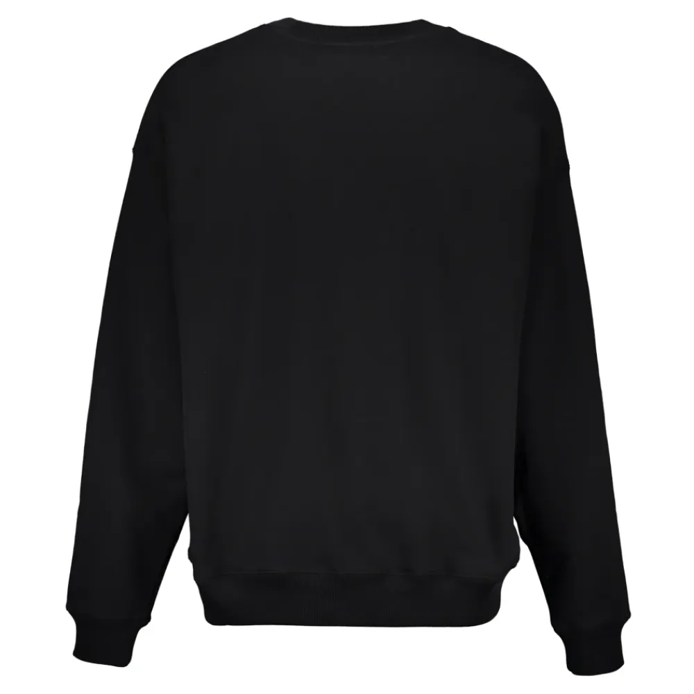 Sweatshirts<Off White Sweatshirt med logoprint og lange ærmer Sort
