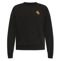 Sweatshirts<Kenzo Sweatshirt med trykt logo Sort