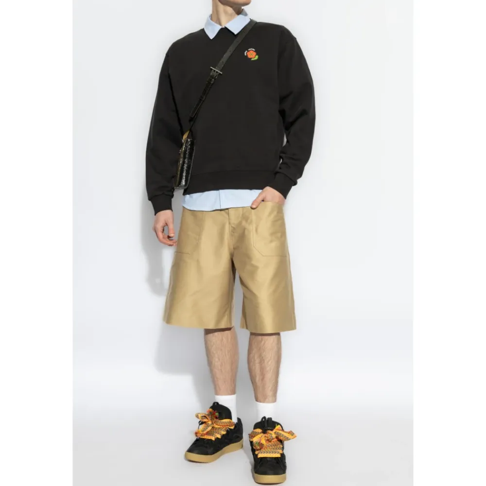 Sweatshirts<Kenzo Sweatshirt med trykt logo Sort