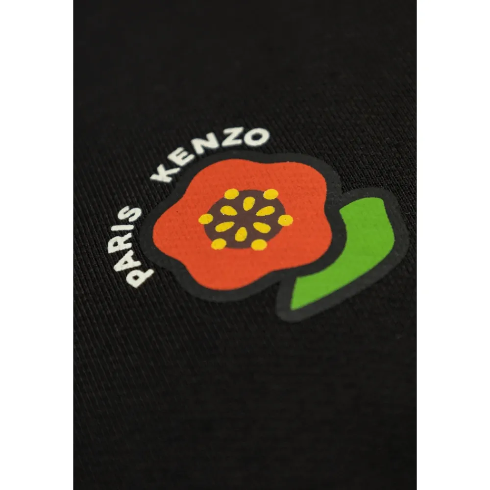 Sweatshirts<Kenzo Sweatshirt med trykt logo Sort