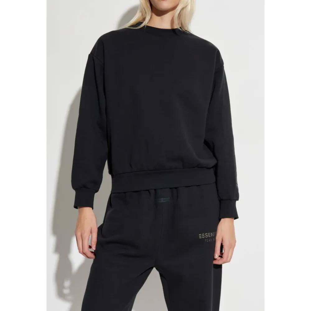 Sweatshirts<Fear Of God Sweatshirt med trykt logo Sort