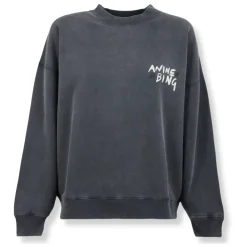 Striktrøjer & Sweatere|Sweatshirts<Anine Bing Sweatshirts Sort