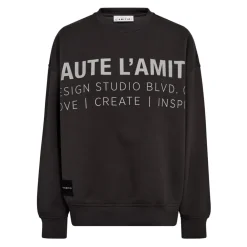 Sweatshirts|Striktrøjer & Sweatere^Haute L'Amitié Sweatshirts Sort