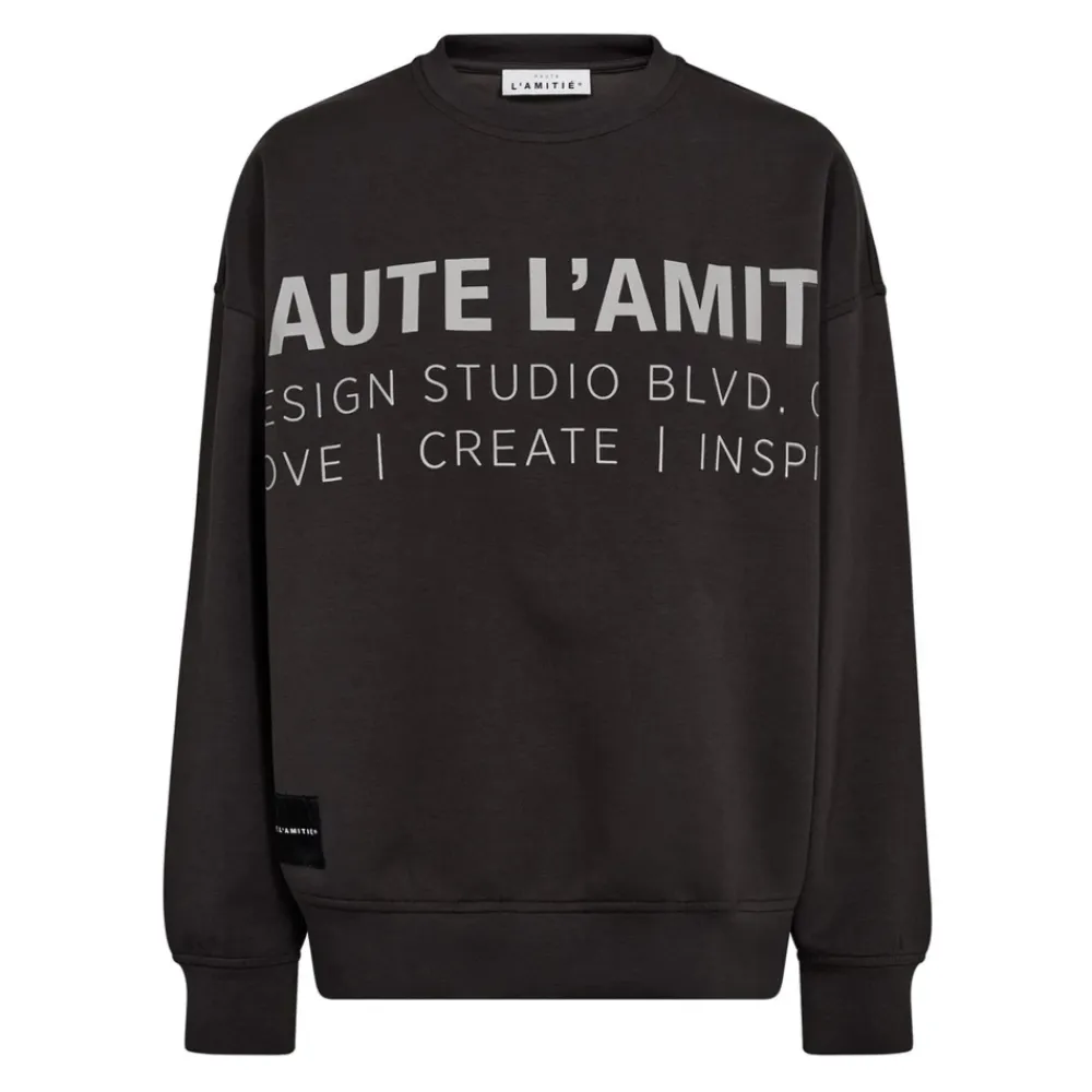 Sweatshirts|Striktrøjer & Sweatere^Haute L'Amitié Sweatshirts Sort