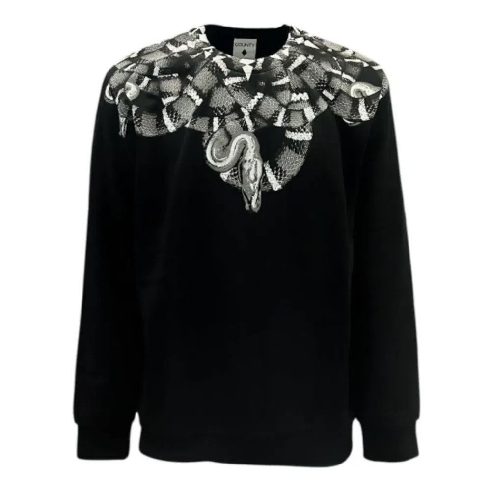 Trøjer|Sweatshirts^Marcelo Burlon Sweatshirts Sort