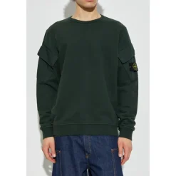 Sweatshirts<Stone Island Sweatshirts & Hoodies Grøn