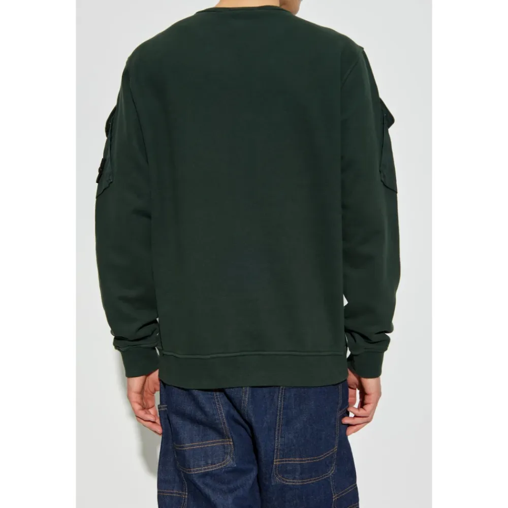Sweatshirts<Stone Island Sweatshirts & Hoodies Grøn