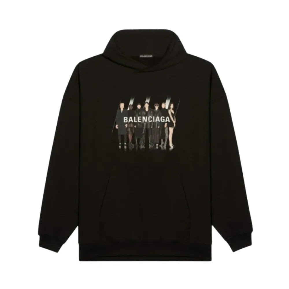 Trøjer<Balenciaga Sweatshirts & Hoodies Sort