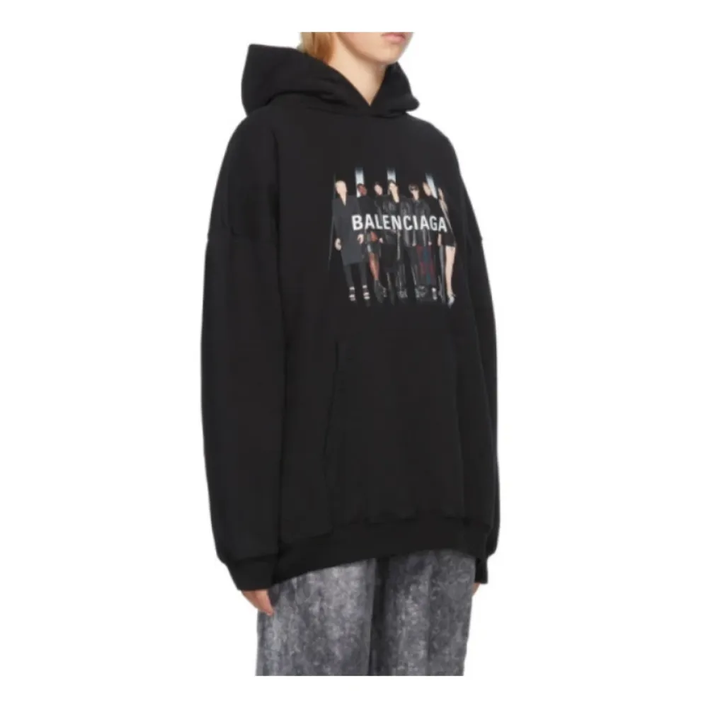 Trøjer<Balenciaga Sweatshirts & Hoodies Sort