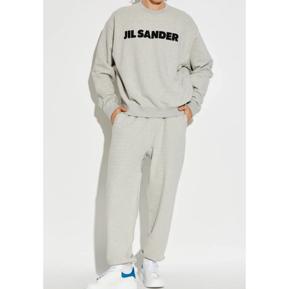 Sweatshirts<Jil Sander Sweatshirts & Hoodies Grå