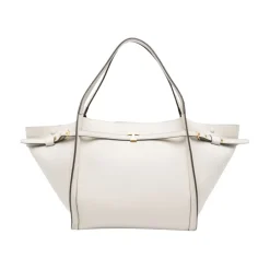 Indkøbstasker<Tod's T Timeless Medium Shopping Bag Hvid