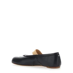 Ballerina Sko^Maison Margiela Tabi Elastic Band Ballerina Sort