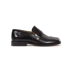 Loafers<Maison Margiela Tabi Mokkasin Lædersko Sort
