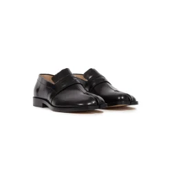 Loafers<Maison Margiela Tabi Mokkasin Lædersko Sort