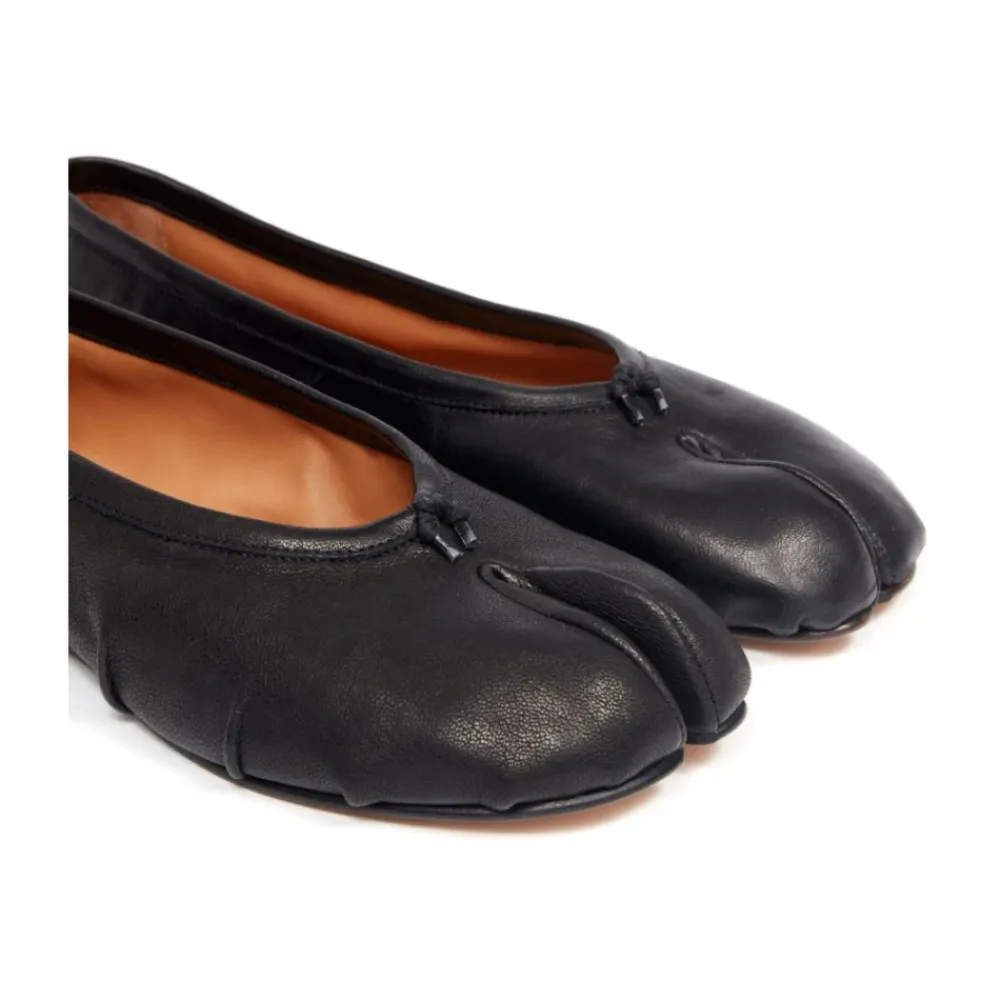 Ballerina Sko<Maison Margiela Tabi New Ballerina Sort