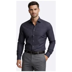 Skjorter^Xacus Tailor Fit Skjorte Blå