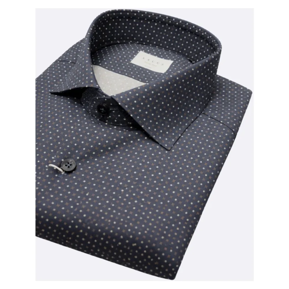 Skjorter^Xacus Tailor Fit Skjorte Blå