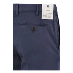 Bukser<PT01 Tailored Fit Cotton Chinos Blå