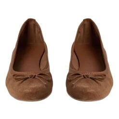 Ballerina Sko<Sofie Schnoor Tan Ballerina med Sløjfedetalje Brun