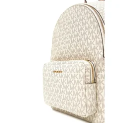 Rygsække<Michael Kors Tanner Medium Signature Logo Rygsæk Beige