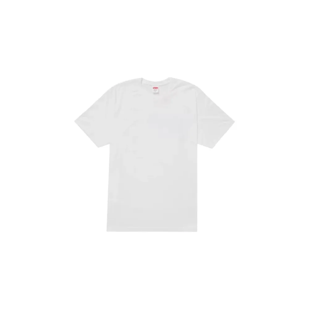 T-Shirts<Supreme Tape Tee Hvid