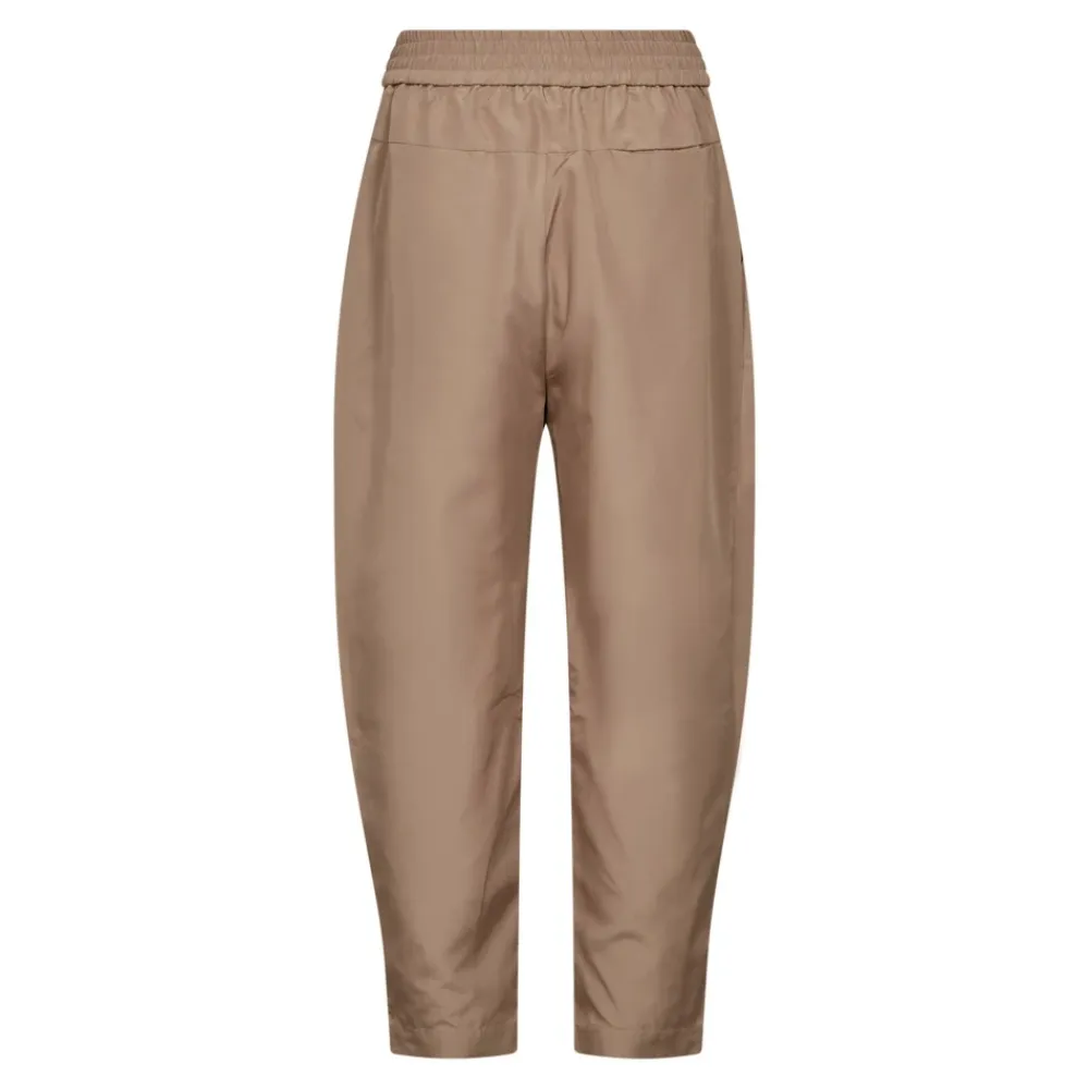 Bukser^Co'Couture Tapered Trousers Beige