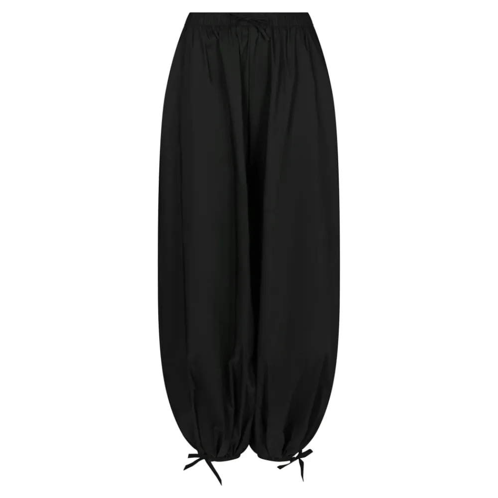 Bukser<Neo Noir Tapered Trousers Sort