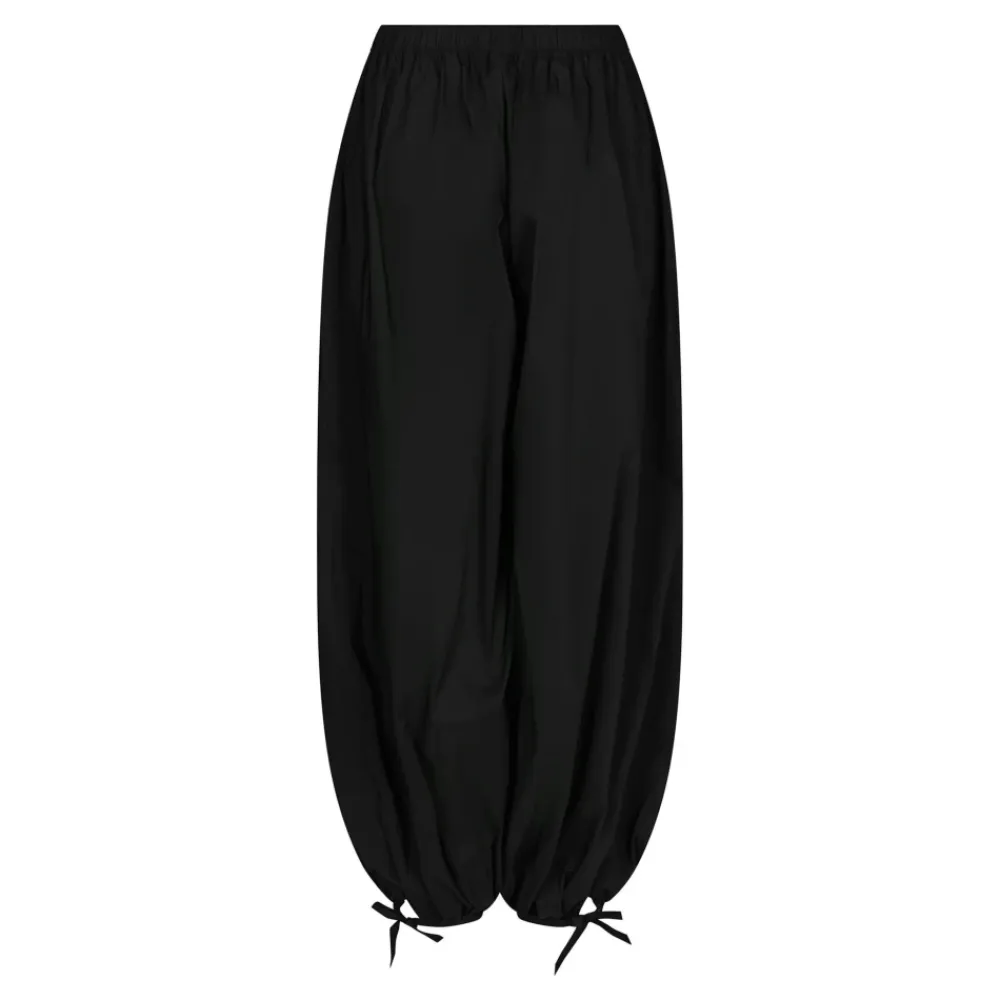 Bukser<Neo Noir Tapered Trousers Sort