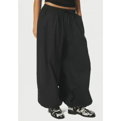 Bukser<Neo Noir Tapered Trousers Sort
