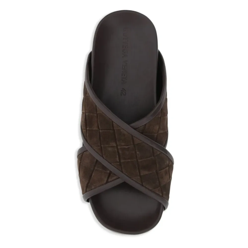 Sandaler<Bottega Veneta Tarik Sandal Brun