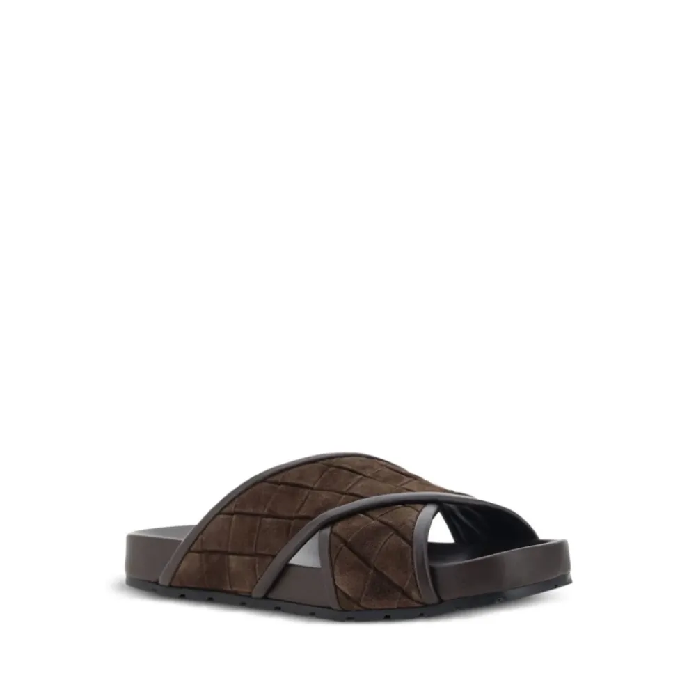 Sandaler<Bottega Veneta Tarik Sandal Brun