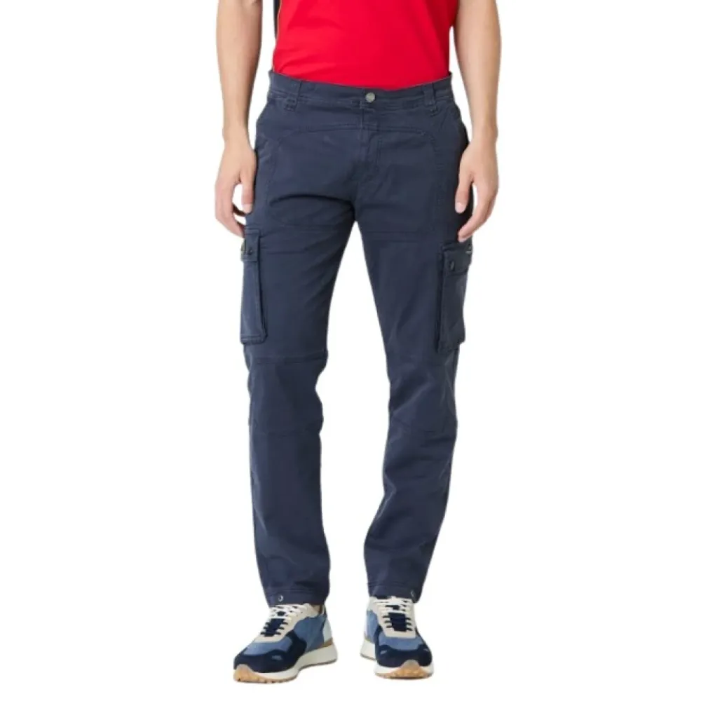 Bukser^Aeronautica Militare Tasconato Straight Trousers Blå