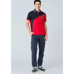 Bukser^Aeronautica Militare Tasconato Straight Trousers Blå