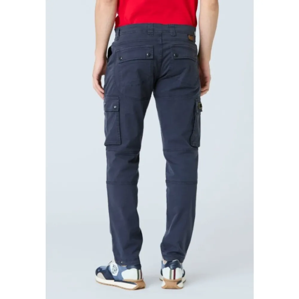 Bukser^Aeronautica Militare Tasconato Straight Trousers Blå