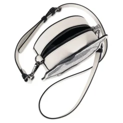 Tasker^Karl Lagerfeld Taske i belagt tekstureret stof med rhinsten Hvid