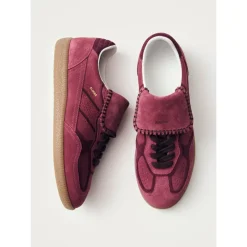 Sneakers^ALOHAS Tb.490 Club Suede Raspberry Læder Sneakers Pink