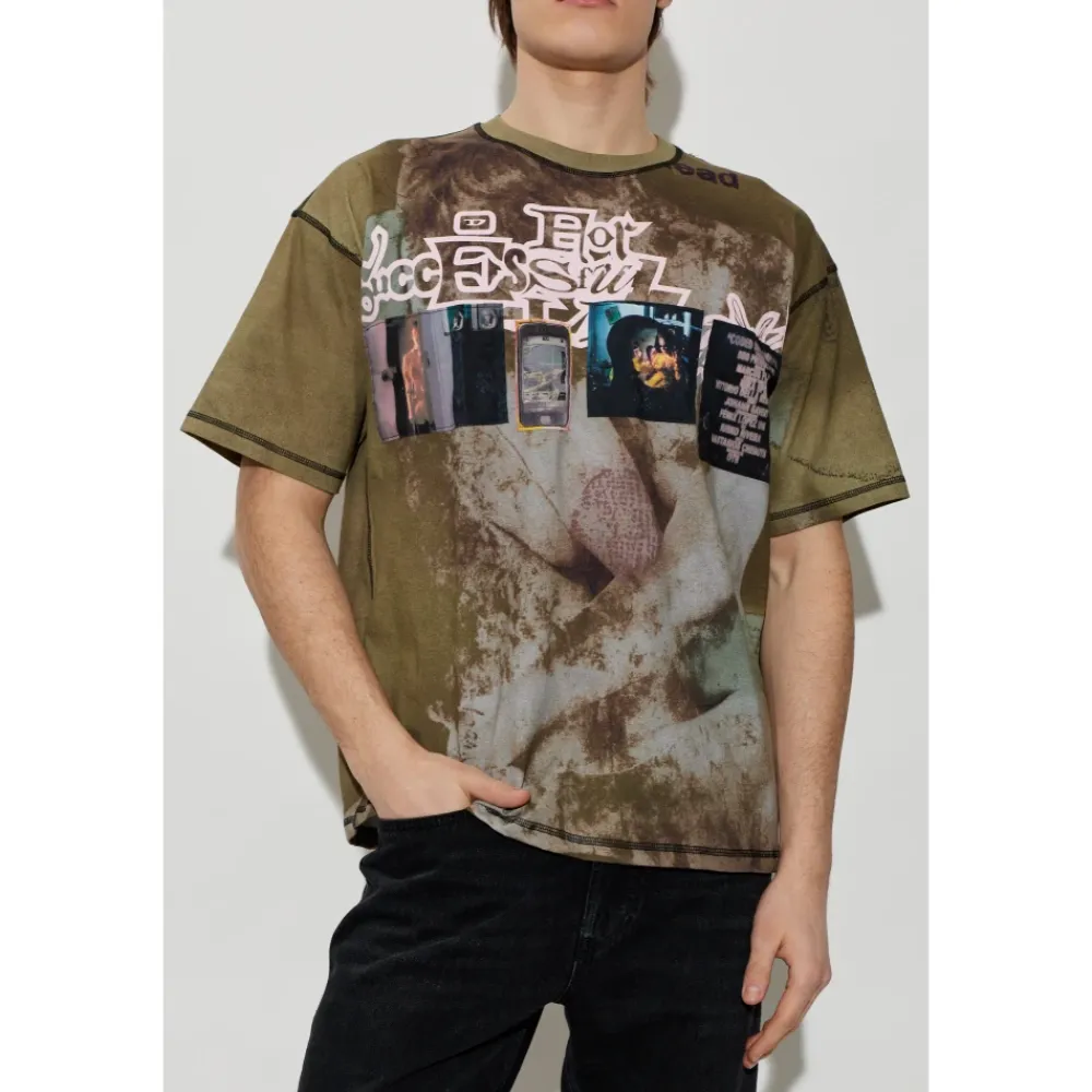 T-Shirts^Diesel T-BOXT-V5 T-shirt Grøn