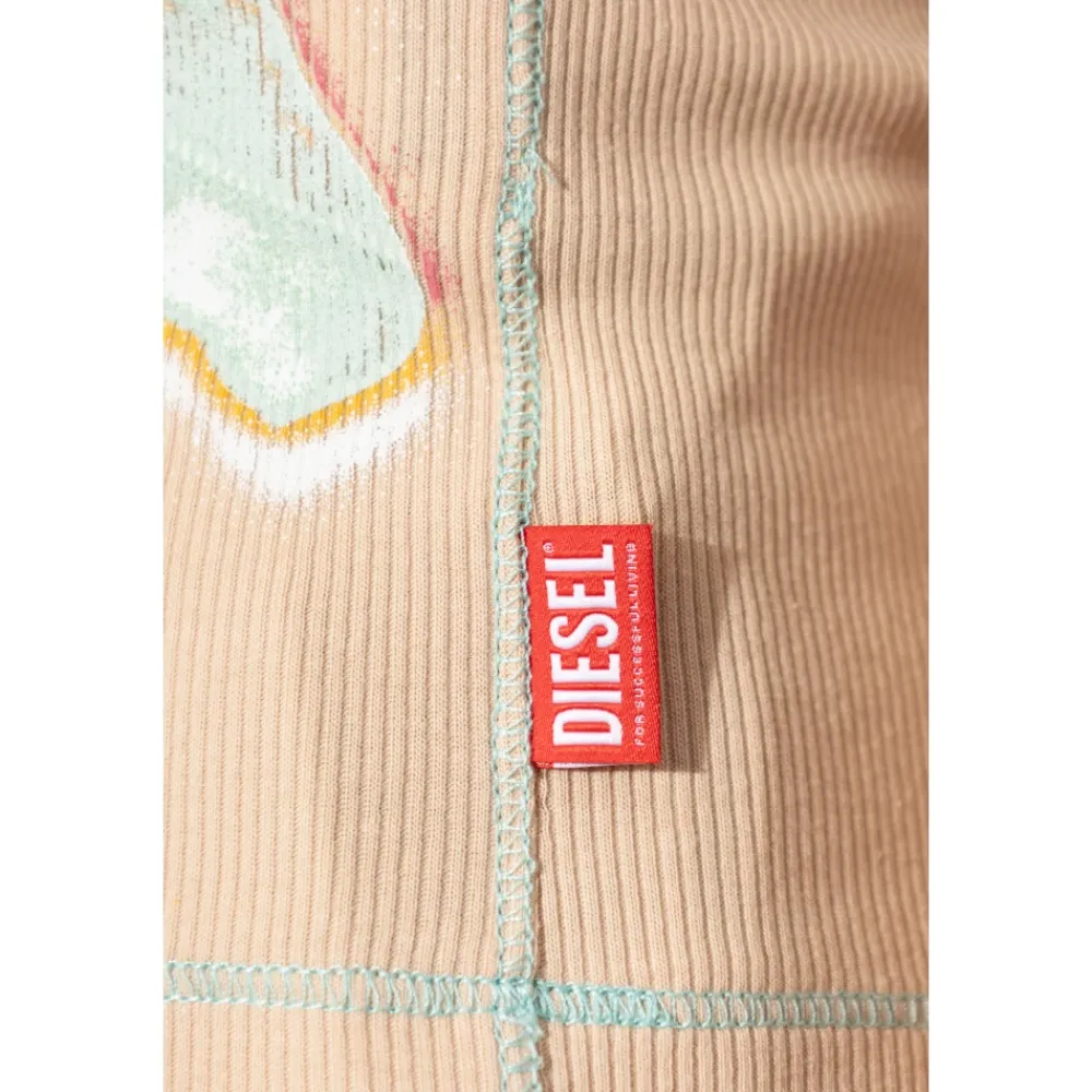 T-Shirts<Diesel T-BRENDA T-Shirt Beige