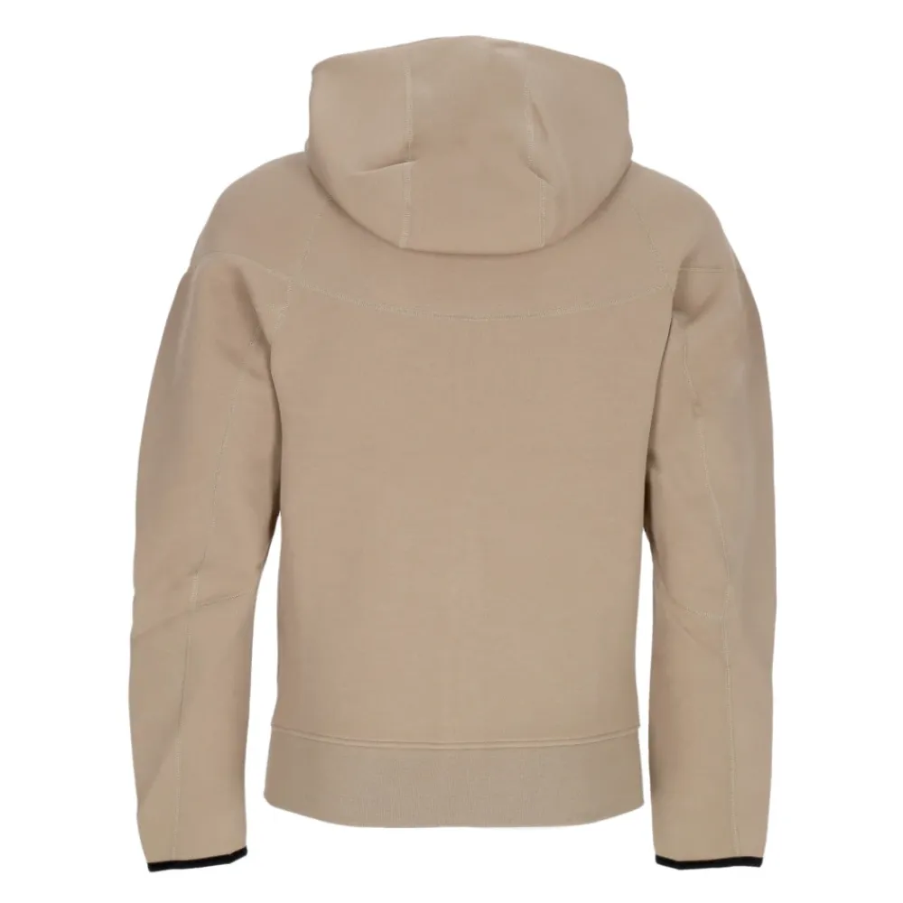 Fleece<Nike Tech Fleece Full-zip Hoodie Beige