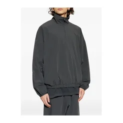 Træningsjakker^Fear Of God Tech Nylon Half Zip Track Jacket Grå
