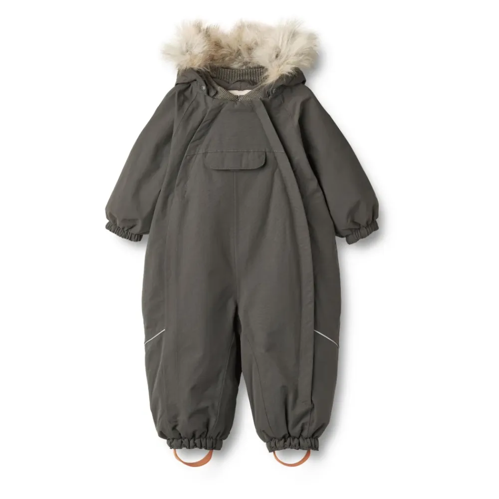 Overtøj^Wheat Tech Raven Vinterdragt Baby Grå