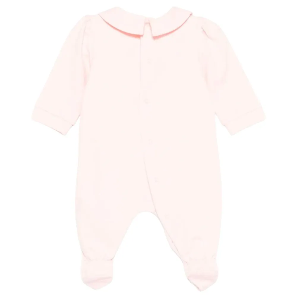 Bodystocking & Sæt^Moschino Teddy Bear Bomulds Plys Legedragt og Hagesmæk Sæt Pink
